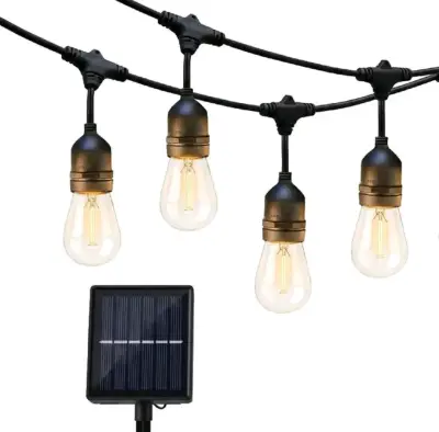 Guirnalda de Luces LED Solares para Exterior 10mts - miniatura 1
