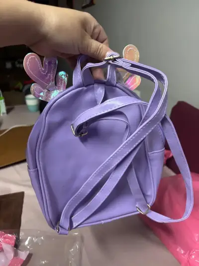 Mochila infantil pop it multicolor con orejas - miniatura 3