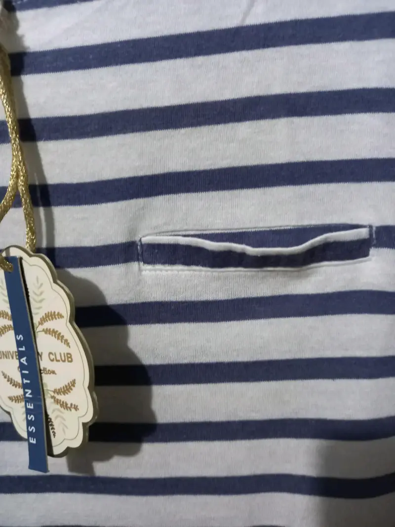 Polera a rayas azul y blanco Essentials - 2