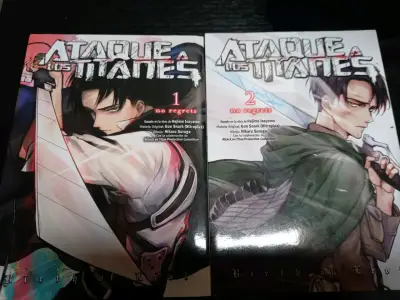 Mangas Ataque a los Titanes No Regrets 1 y 2 - miniatura 1