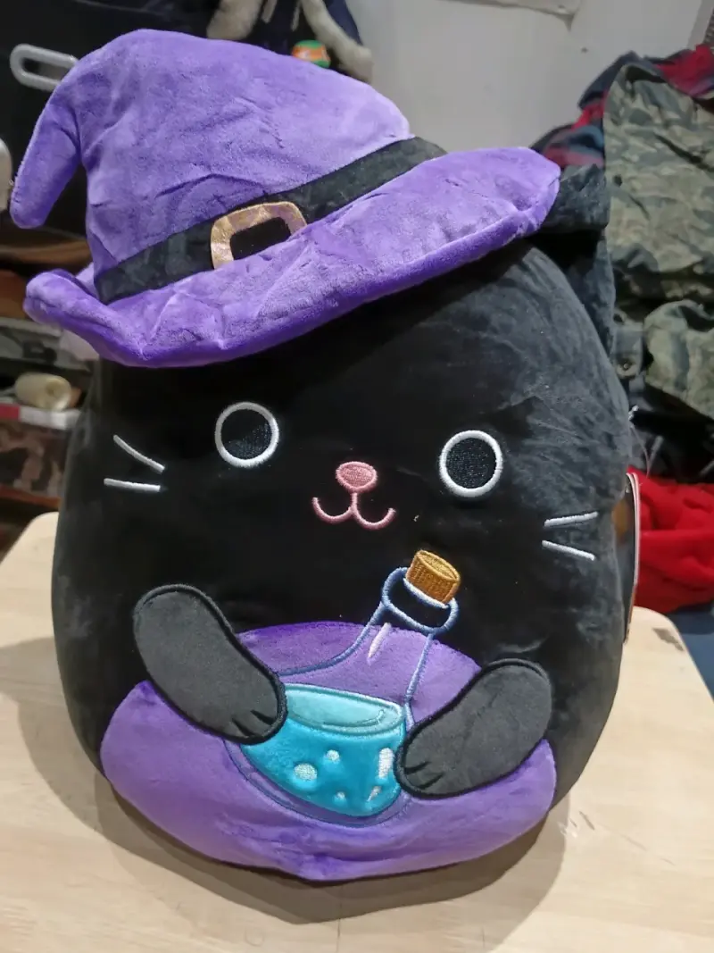 Peluche Squishmallows Gato Bruja Halloween - 1