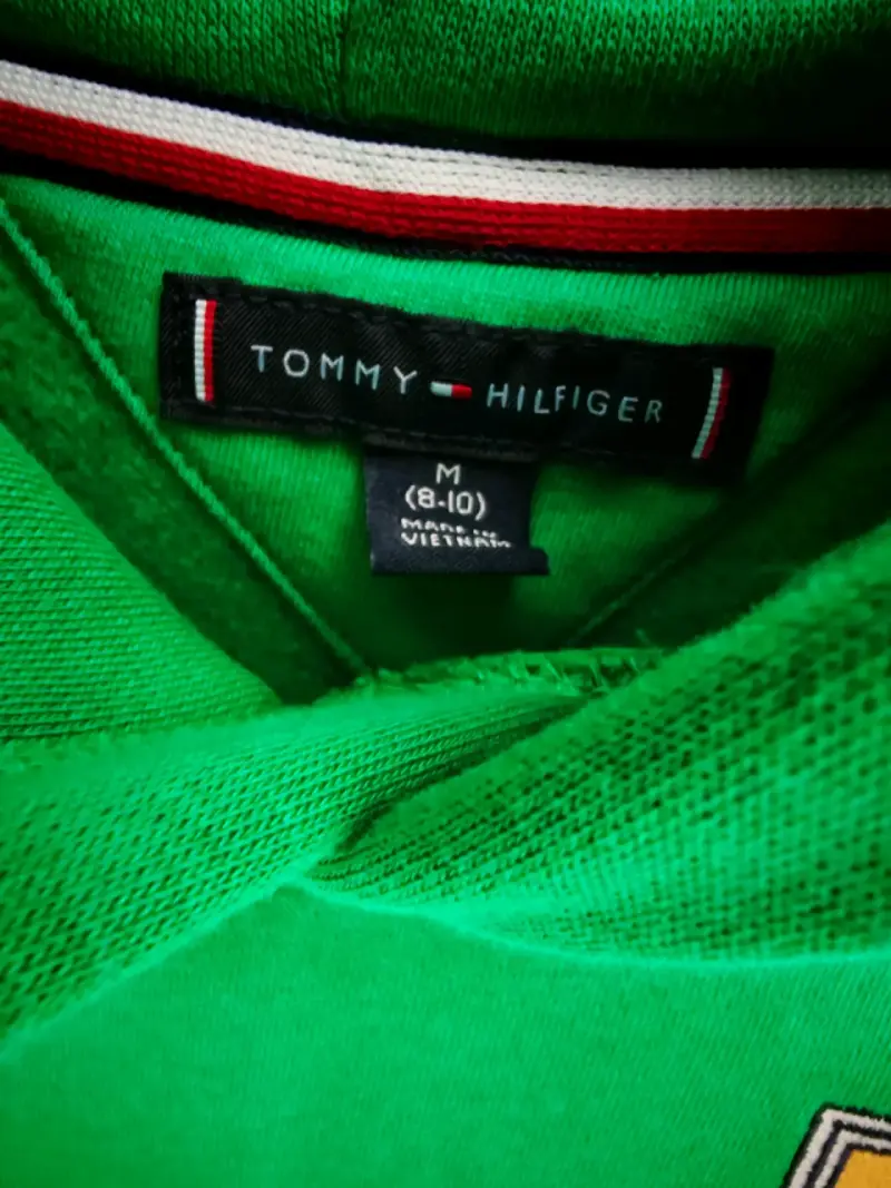 Polerón verde Tommy Hilfiger con capucha - 2