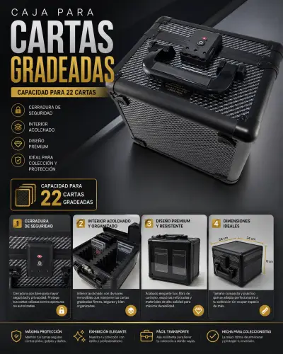 Caja para cartas gradeadas con cerradura de seguridad - miniatura 1