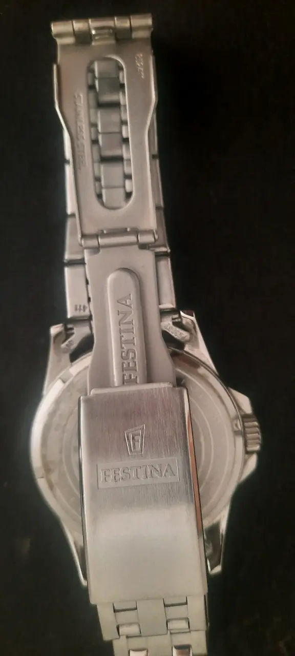 Reloj Festina de acero inoxidable con fecha - 2