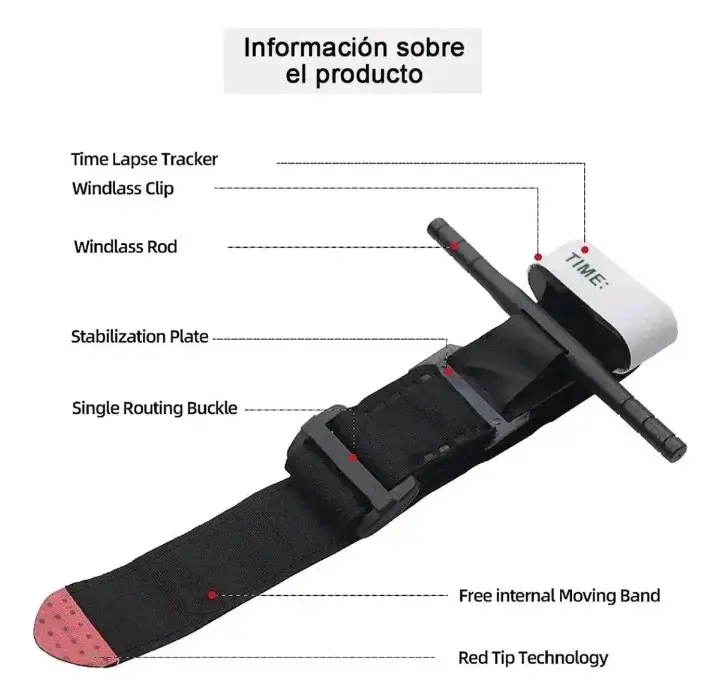 Torniquete táctico de emergencia ajustable - 3