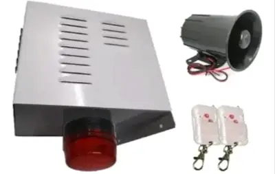 Alarma comunitaria con sirena y control remoto - miniatura 1