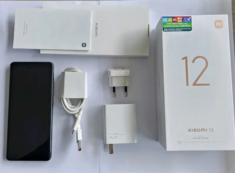 Xiaomi 12 (256GB) .  carga rápida . caja original - 3