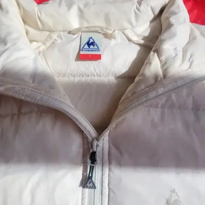 Parka de pluma blanco Le Coq Sportif invierno - miniatura 2