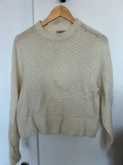 Suéter de punto beige H&M para mujer - miniatura 1