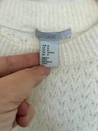 Suéter de punto beige H&M para mujer - miniatura 2