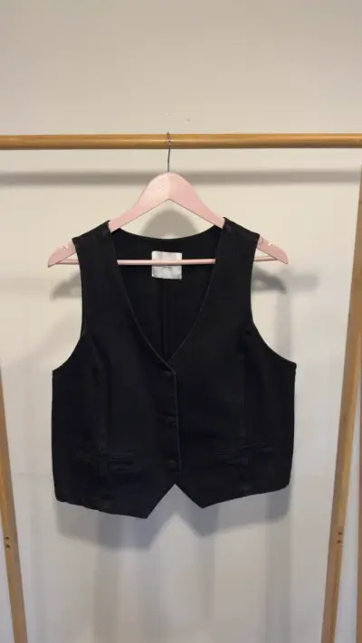 Vest Alaniz denim negro - miniatura 2
