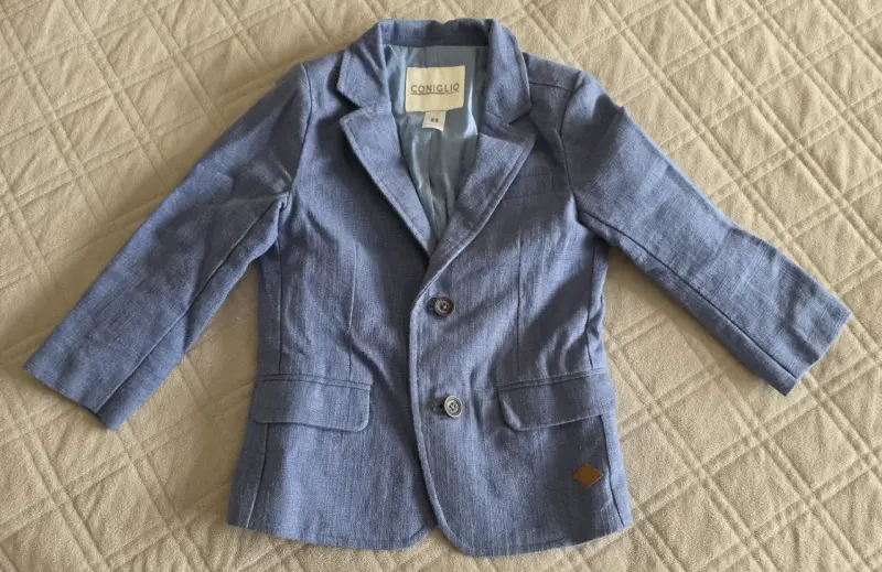 Blazer azul para niño Coniglio