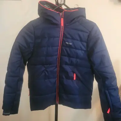 Chaqueta de esquí para niña Wedze azul - miniatura 2