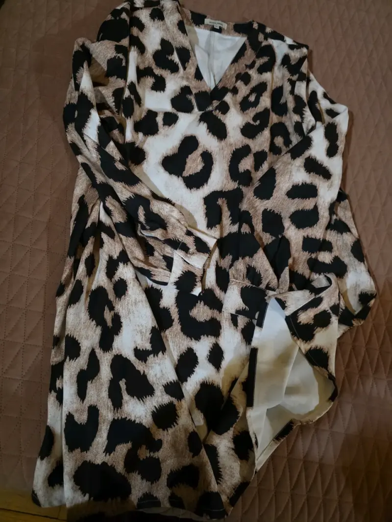 Vestido estampado animal print para mujer - 2
