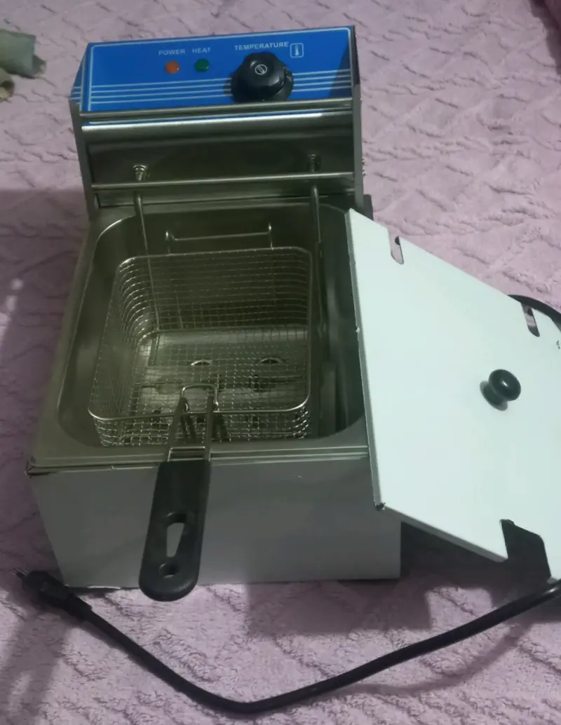 Freidora eléctrica de acero inoxidable - 2