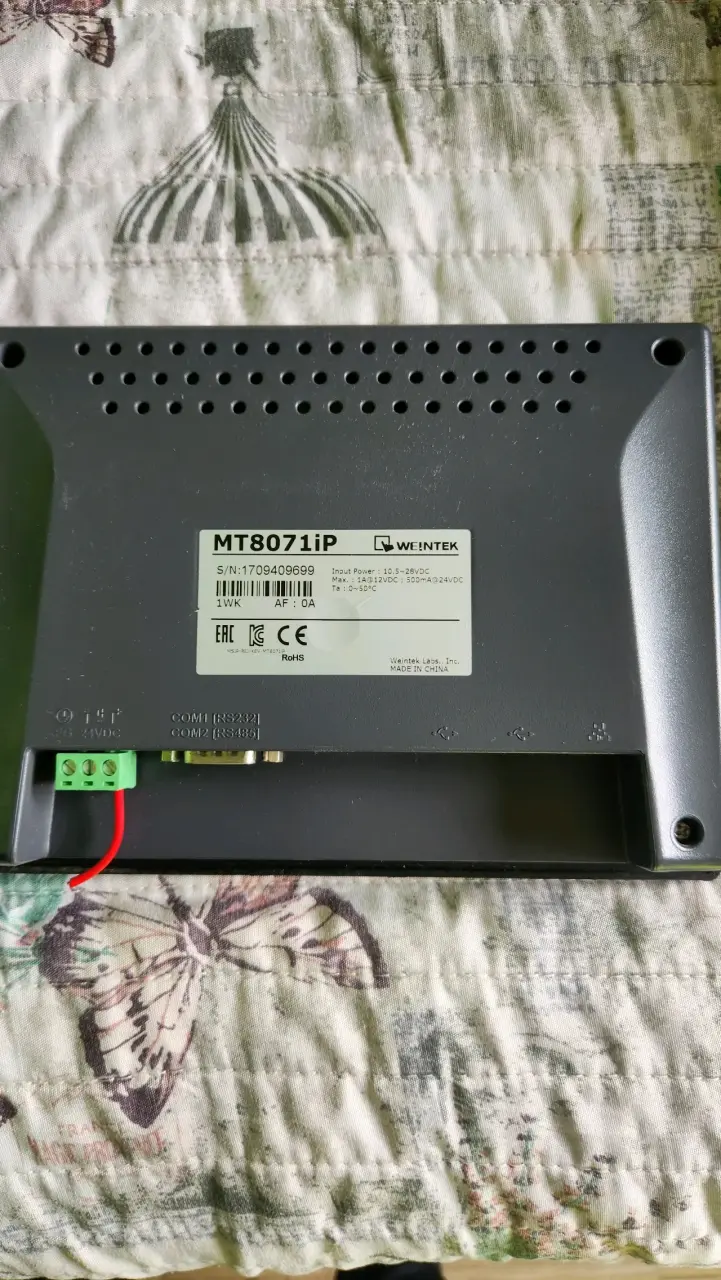 Pantalla HMI Weintek MT8071iP 7 pulgadas - 2