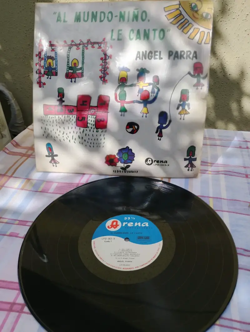 Vinilo 'Al Mundo-Niño Le Canto.Ángel Parra. (1968) - 1