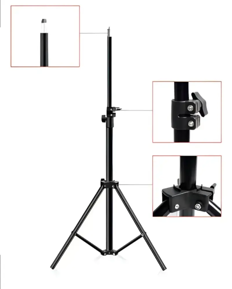 Aro de Luz LED RGB con Trípode Ajustable - 2