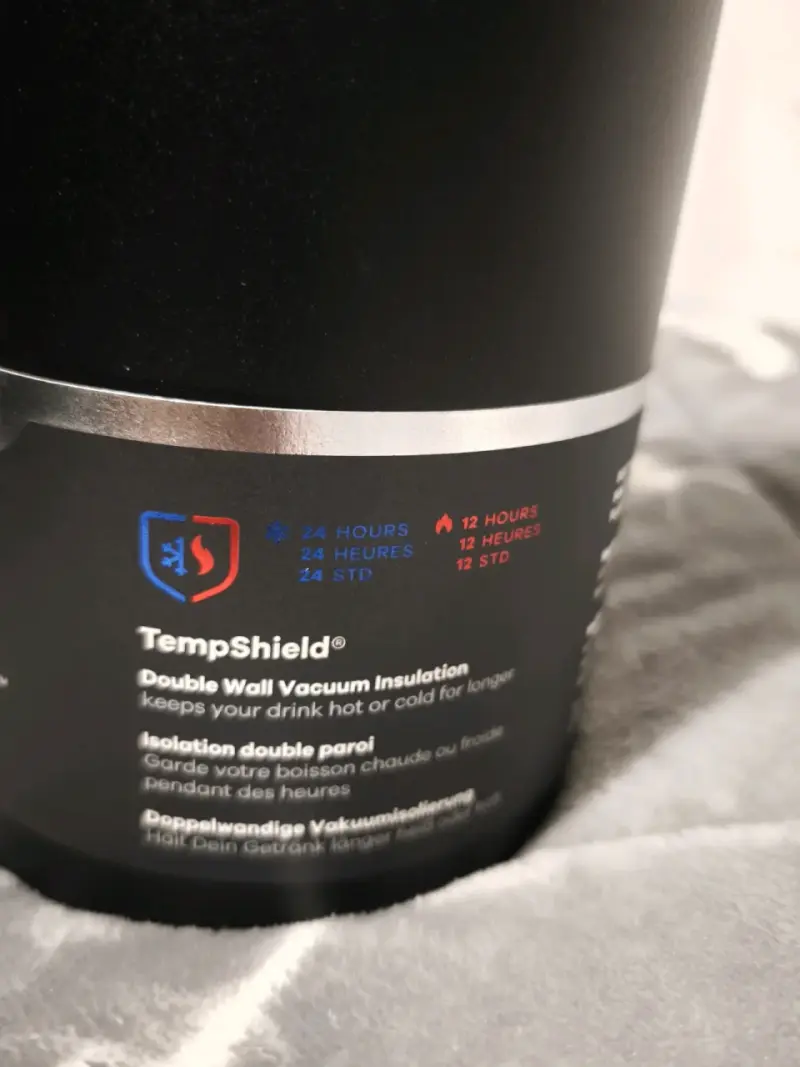 Botella térmica negra Hydro Flask 1.9L - 3