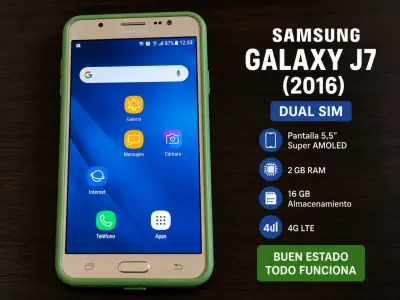 Samsung Galaxy J7 2016 Dual SIM en buen estado - miniatura 1