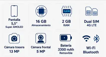 Samsung Galaxy J7 2016 Dual SIM en buen estado - miniatura 4