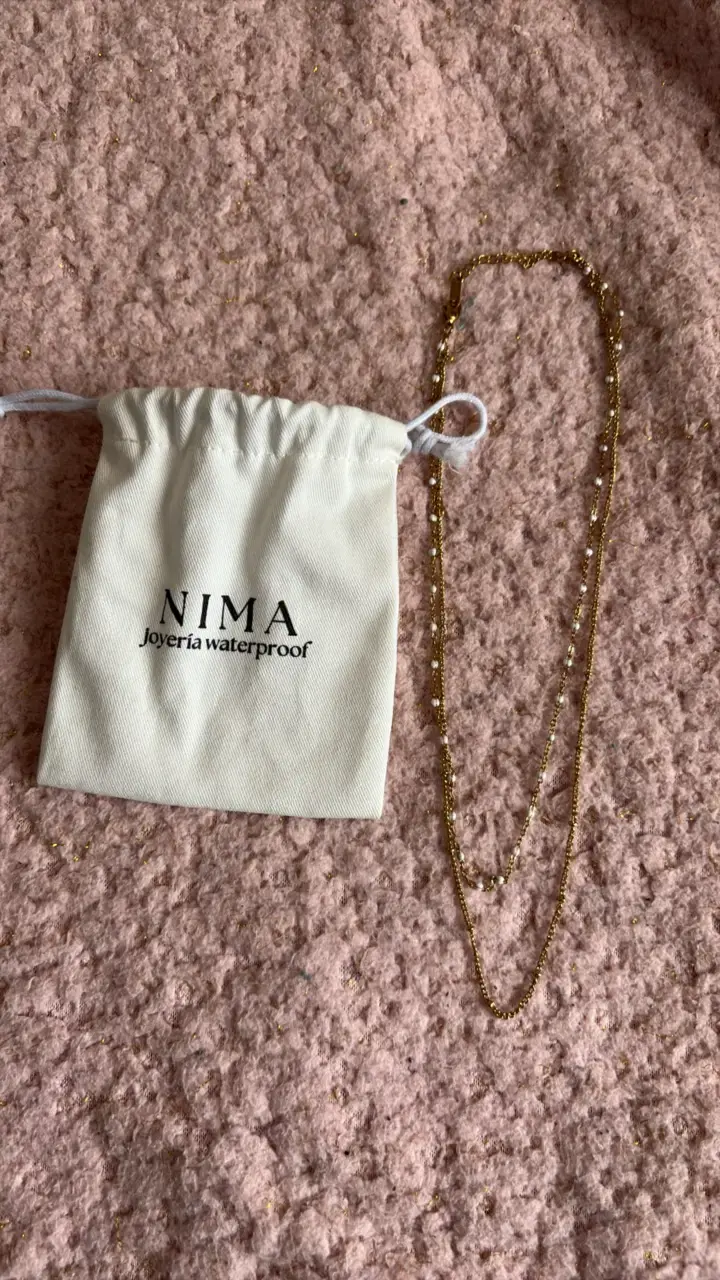 Collar de cadena dorada Nima impermeable - 1