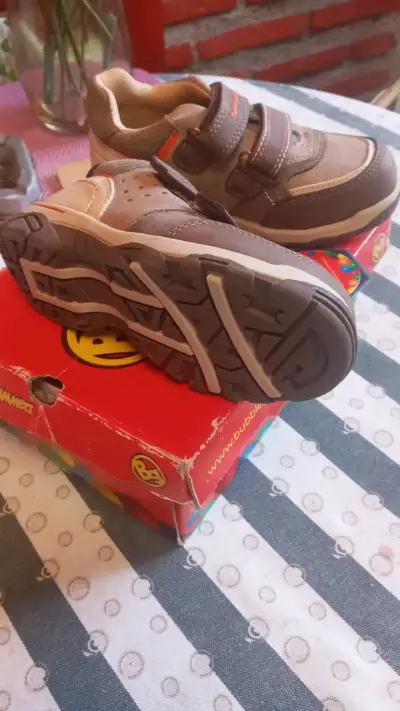 Zapatillas Bubblegummers para niños color marrón - miniatura 2