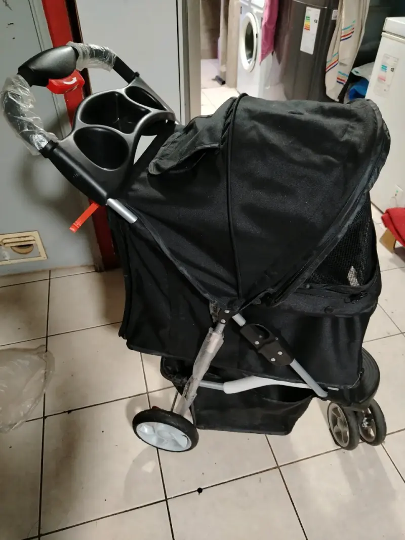 Coche para MASCOTA negro serrado por completo - 2