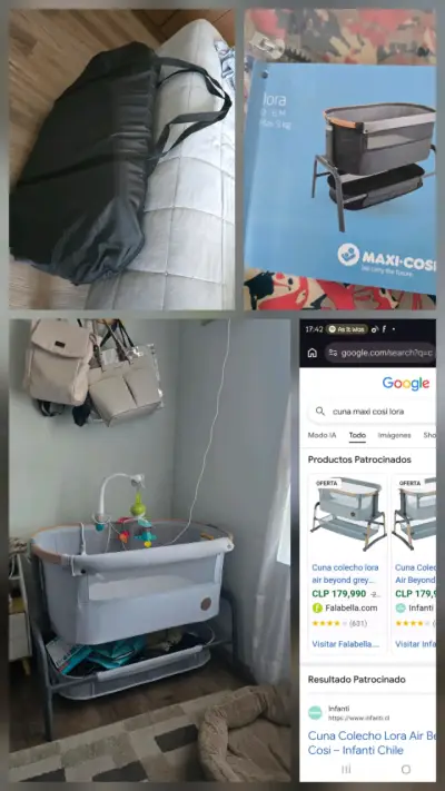 Cuna colecho Maxi-Cosi Lora gris - miniatura 6