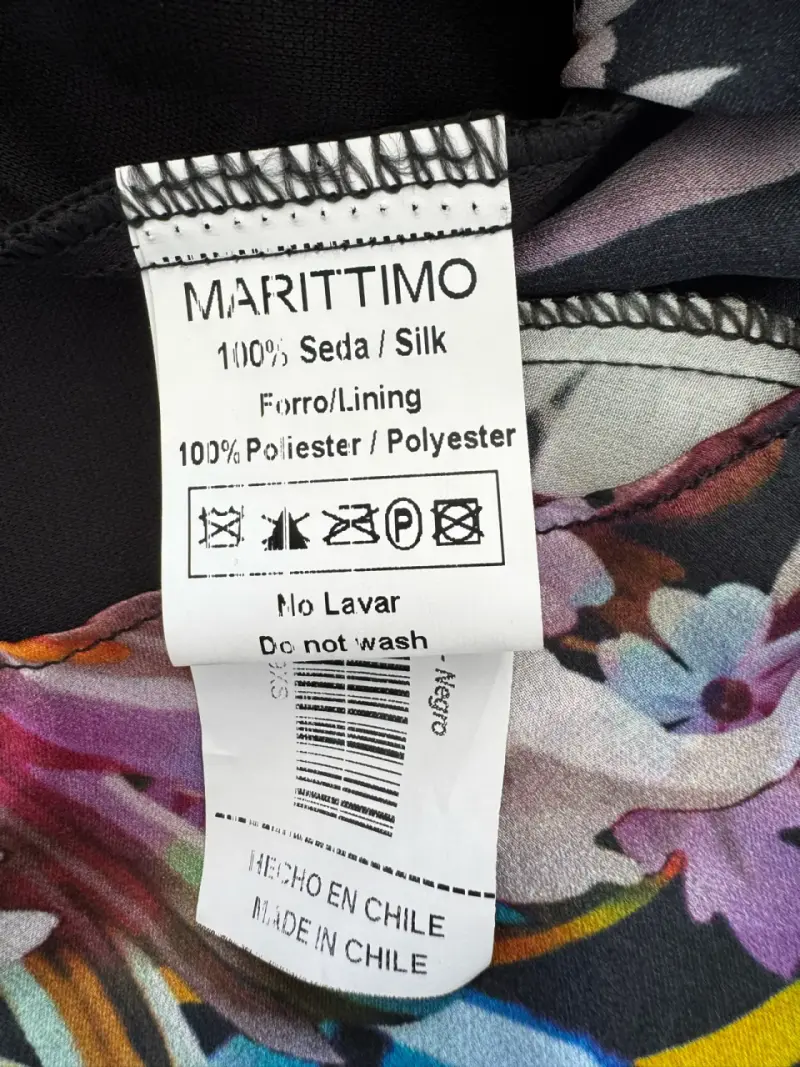 Vestido de seda Marittimo - 4