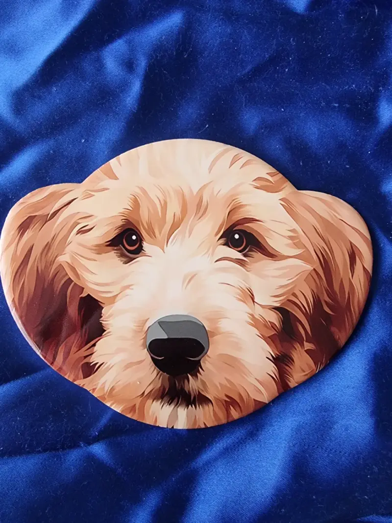 Posavasos redondos con diseño de perros - 6