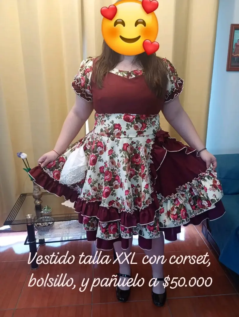 Vestido de cueca 2XL - 1