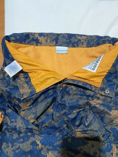 Pantalones de nieve Columbia camuflados azules - miniatura 2
