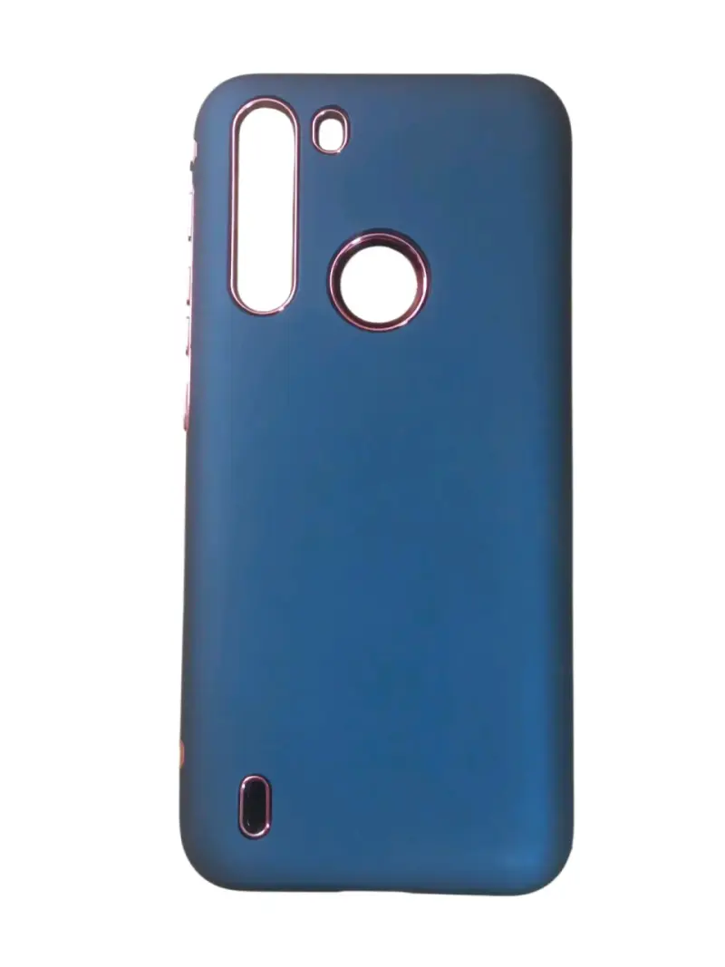 Carcasa protectora azul para Motorola one fusión - 1
