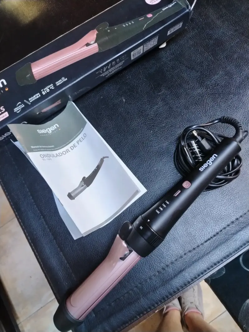 Ondulador de Pelo Siegen Easy Waves Rosado - 1