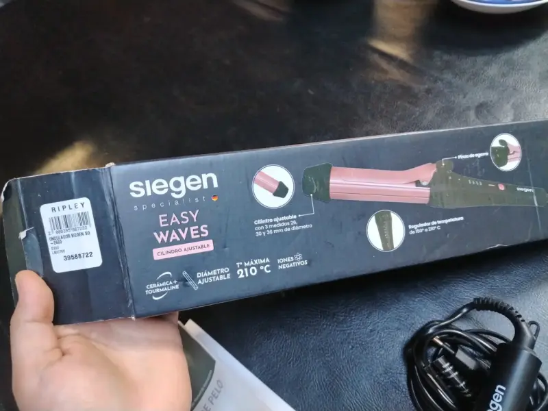 Ondulador de Pelo Siegen Easy Waves Rosado - 2