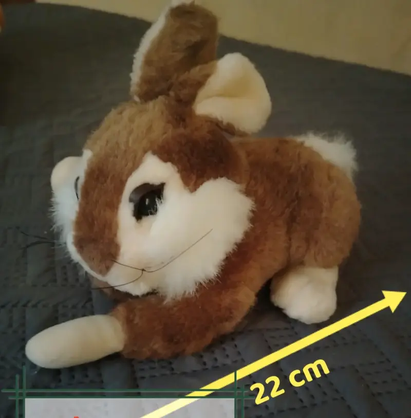 Peluche de conejo suave 22 cm