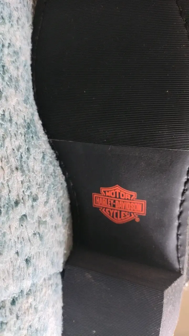 Botas de cuero negras Harley Davidson estilo biker - 3