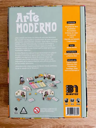 Juego de mesa Arte Moderno 31 Minutos - miniatura 2