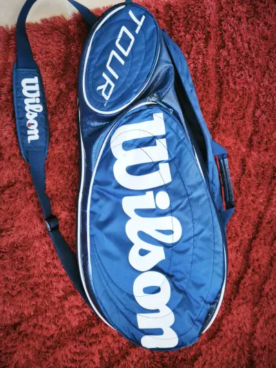 Bolso de Tenis Wilson Tour Azul - miniatura 3