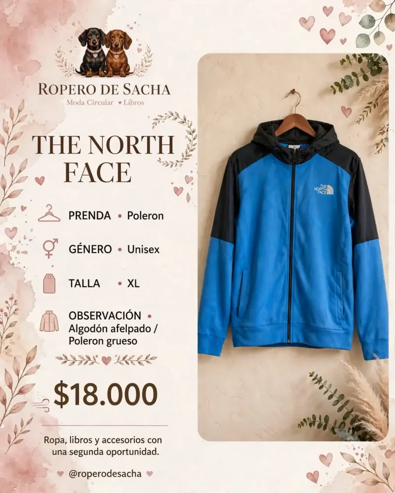 Polerón Unisex The North Face Azul XL