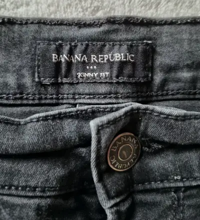 Jeans Skinny Banana Republic Negro - miniatura 1