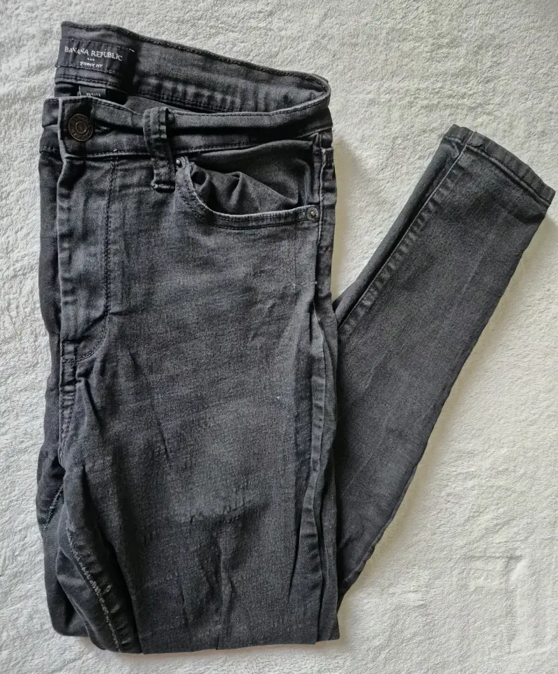 Jeans Skinny Banana Republic Negro - 3