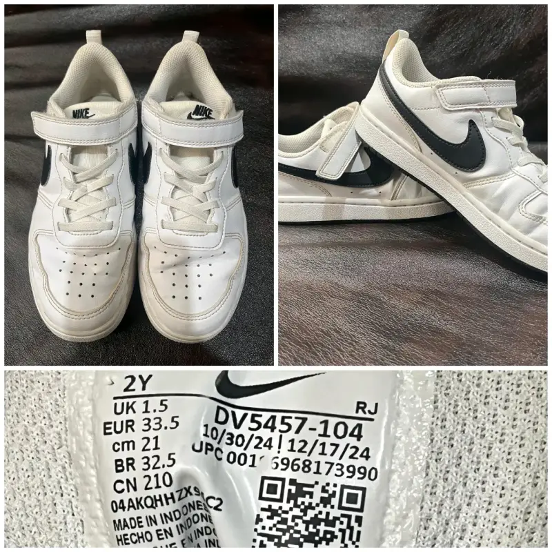 Zapatillas deportivas blancas para niños Nike - 3