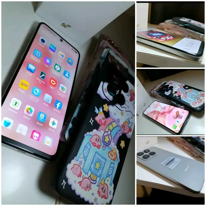 Smartphone honor 400 Smart 5G con funda decorativa