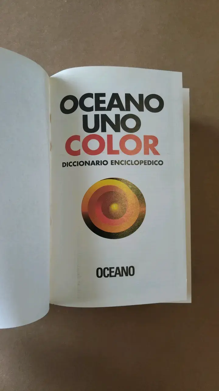 Diccionario Enciclopédico Océano Uno Color 1998 - 2