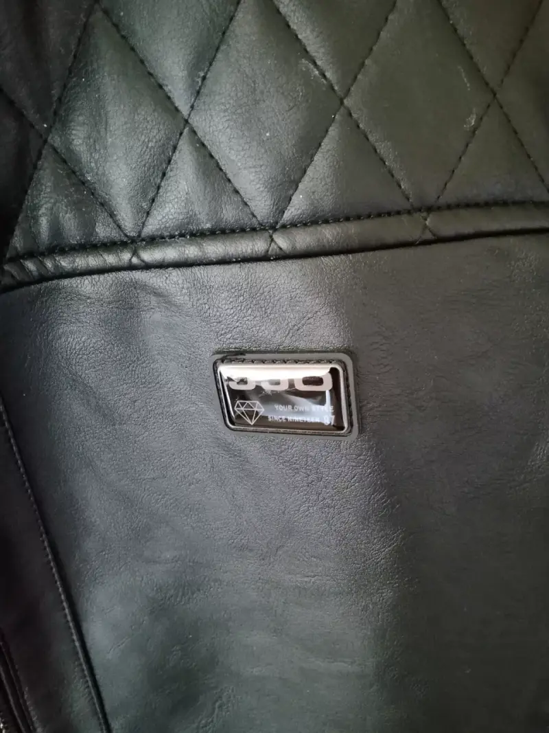 Chaqueta de cuero negra para hombre JJO Collection - 6