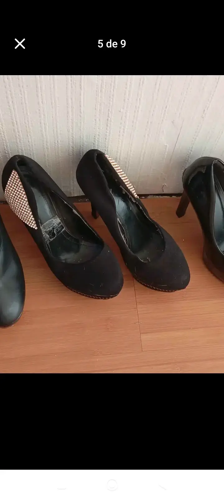 Zapatos de tacón alto negros para mujer - 2