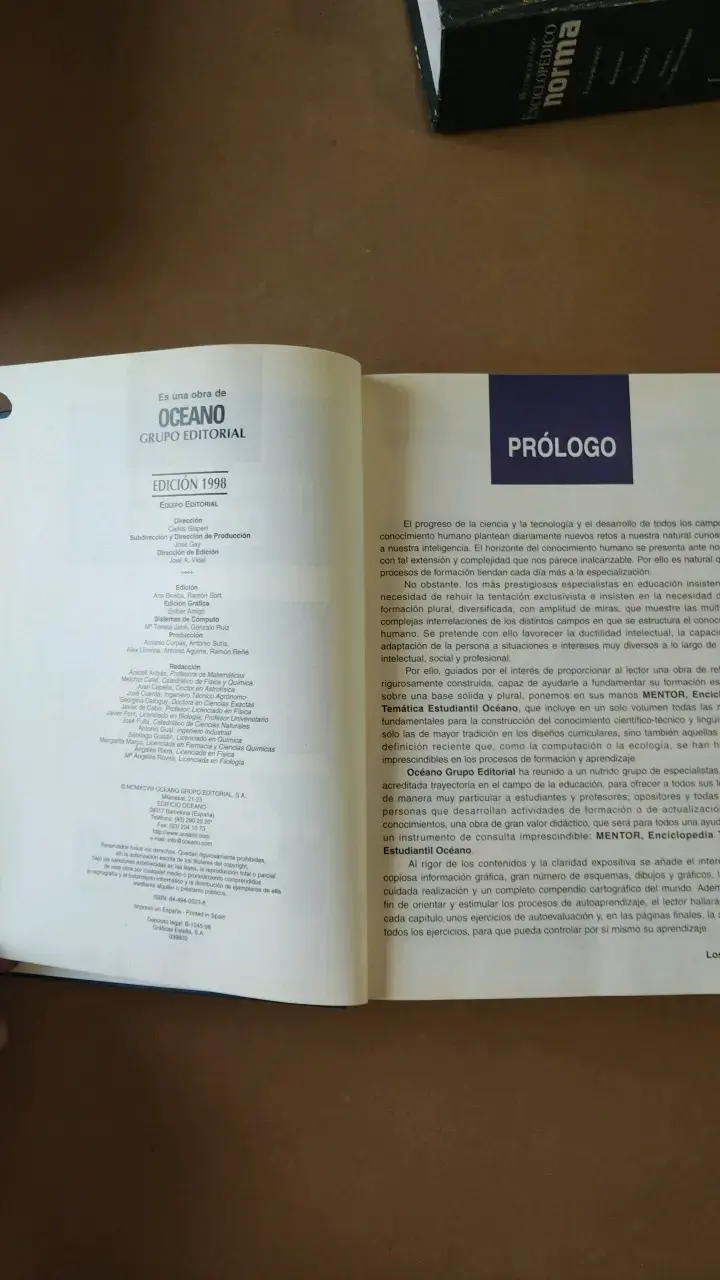 Enciclopedia Temática Estudiantil Océano Mentor - 3