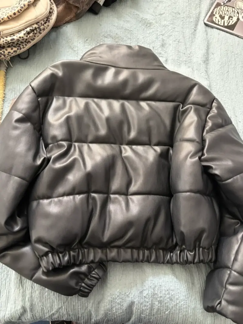 Chaqueta acolchada negra Zara para mujer - 2